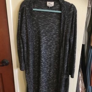 Long duster cardigan